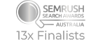 SEMRus Search Awards 13x Finalists